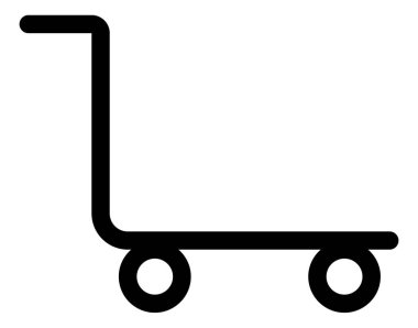 Alışveriş Aracı Simgesi Vektörü