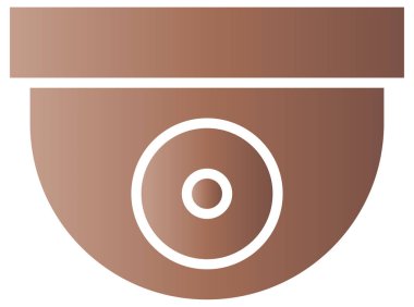 Beyazın üzerine basit ve minimalist vektör simgesi