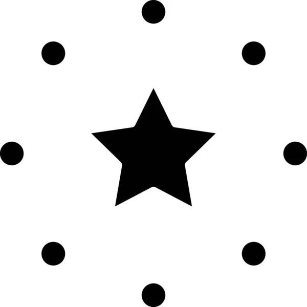 Vektor Illusztráció Háttér Egy Csillag — Stock Vector
