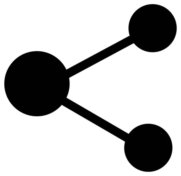Einfaches Und Minimalistisches Vektorsymbol Auf Weiß — Stockvektor