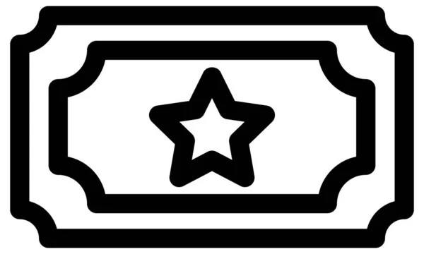 Stern Symbol Vektor Illustration Hintergrund — Stockvektor