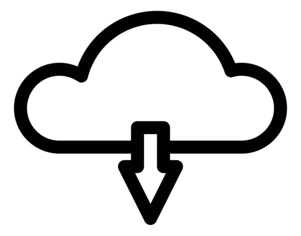 Cloud Computing Vektor Symbol — Stockvektor