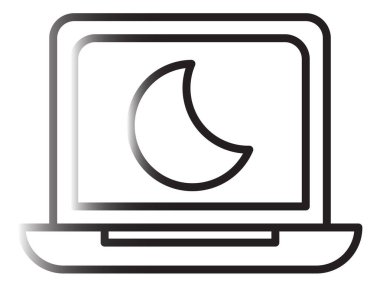 Modern simgenin vektör illüstrasyonu