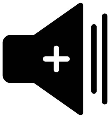 ses düğmesi, basit vektör simgesi