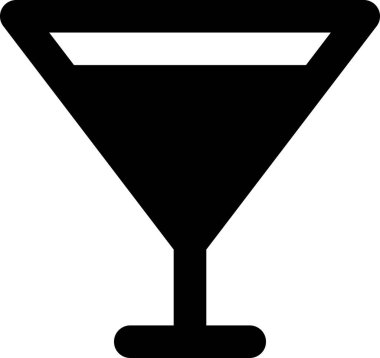 Kokteyl Düz Vektör Simgesi