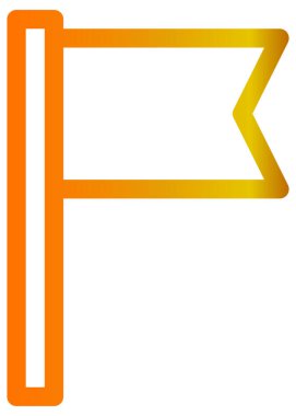 Beyaz üzerine basit ve minimalist ordu vektör simgesi