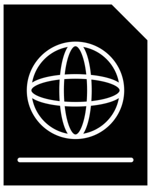 dünya vektör simgesi resimlemesi 