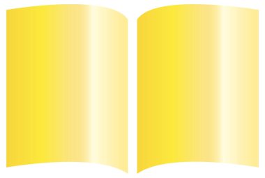 Beyaz üzerine izole edilmiş kitabın vektör simgesi