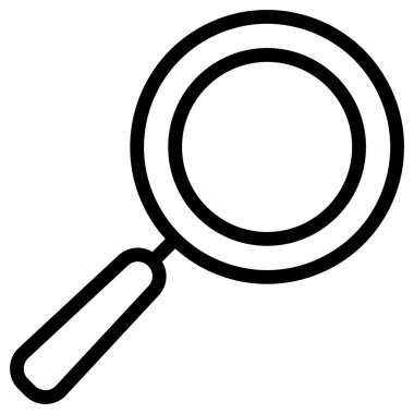 büyütme cam vektör simgesi