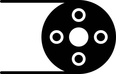 Bir bowling topunun vektör illüstrasyonu