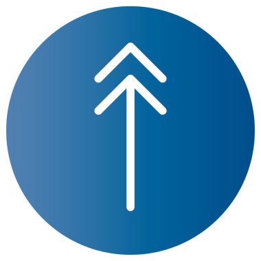 ok vektör simgesi, arayüz konsepti arkaplanı