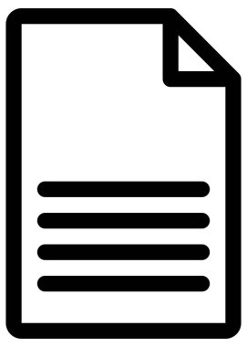 finanse belge vektörü simgesi