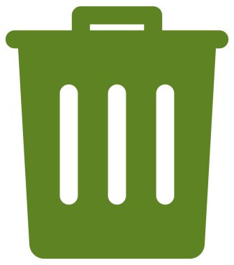 Beyazın üzerinde basit ve minimalist kamp vektör simgesi 