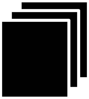 Basit ve minimalist uygulama kullanıcı arayüzü vektör simgesi, glifName