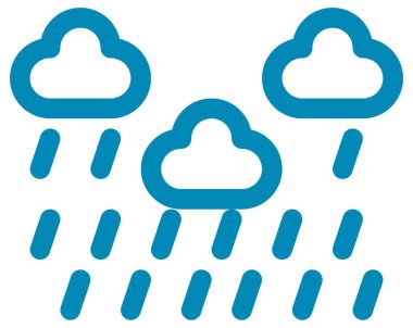 hava bulutu vektör simgesi