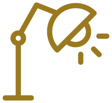 mobilya vektör simgesi beyaz arkaplanda izole edildi 