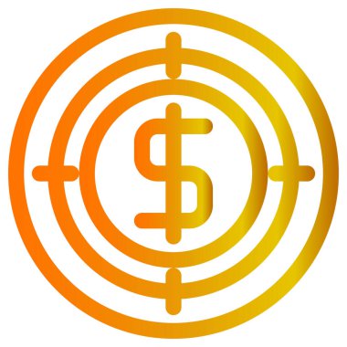 para birimi, dolar simgesi vektör resimleme arkaplanı