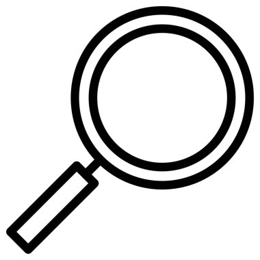 büyütme cam vektör simgesi