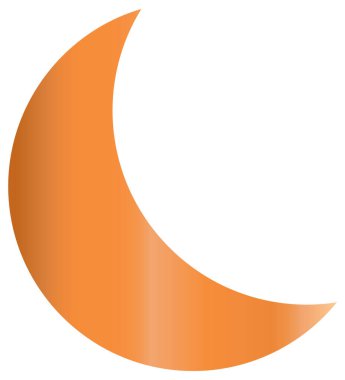 ay ve hilal vektör simgesi