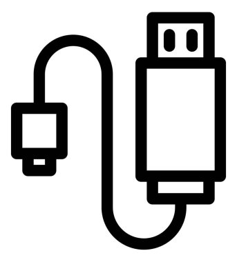 veri merkezi çizgi vektör simgesi.