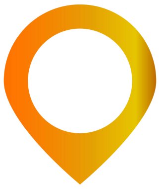 Beyazın üzerine basit ve minimalist vektör simgesi