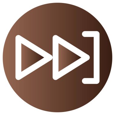 ok vektör simgesi, arayüz konsepti arkaplanı