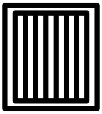 Beyaz arkaplanda gölgesi olan siyah bir çizgi