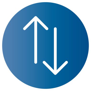 ok vektör simgesi, arayüz konsepti arkaplanı