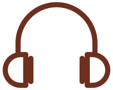 Beyazın üzerine basit ve minimalist vektör simgesi