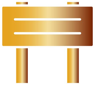 Boş bir işaretin vektör çizimi