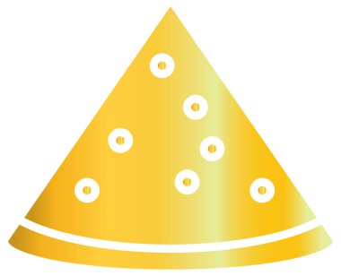 Bir dilim peynirin vektör çizimi