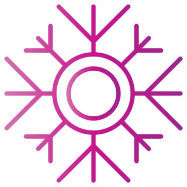 İlkel kümeden molekül ikonu. Vektör biçimi pembe düz sembol, mor renk, yuvarlak açı, beyaz