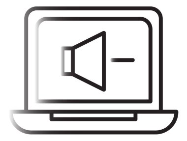 ortam oynatıcı vektör simgesi