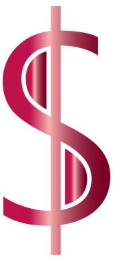 dollar icon vector illustration, currency concept