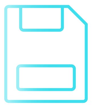 belge simgesi vektör illüstrasyonu