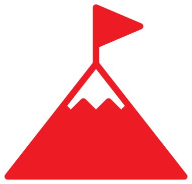 Beyazın üzerine basit ve minimalist vektör simgesi