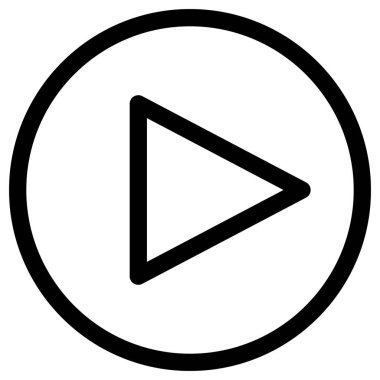 çalma düğmesi vektör simgesi