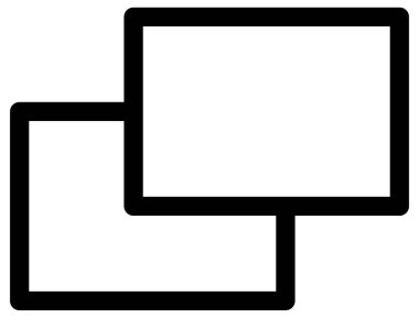 bilgisayar ekranı simgesi. vektör illüstrasyonu
