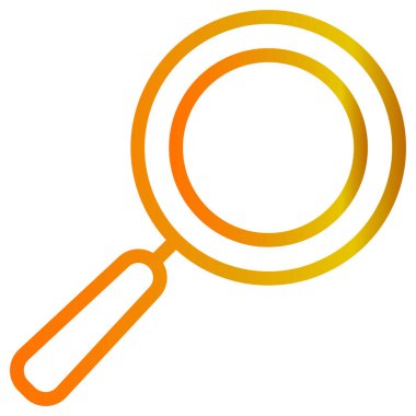 Sarı ve mavi cam vektör ikonu. iki renkli düz sembol, turuncu ve gri renkler, yuvarlak açılar