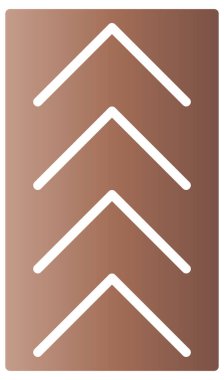 Beyazın üzerine basit ve minimalist vektör simgesi