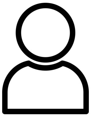 kullanıcı avatar vektör simgesi