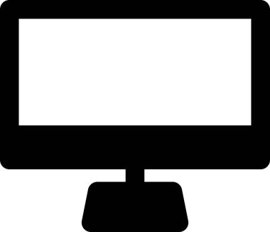 bilgisayar izleyici vektör simgesi