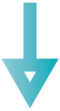 ok vektör simgesi, arayüz konsepti arkaplanı