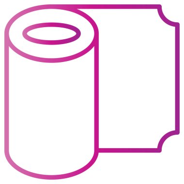 Pembe kağıt simgesinin vektör illüstrasyonu