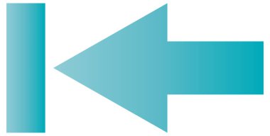 ok vektör simgesi, arayüz konsepti arkaplanı