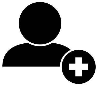 kullanıcı simgesi, vektör illüstrasyonu. 