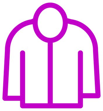 pembe ve mor vektör simgesi.