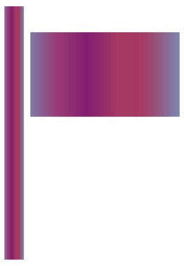 Ülke bayrağının vektör illüstrasyonu