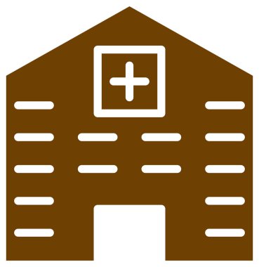 Beyazın üzerine basit ve minimalist vektör simgesi