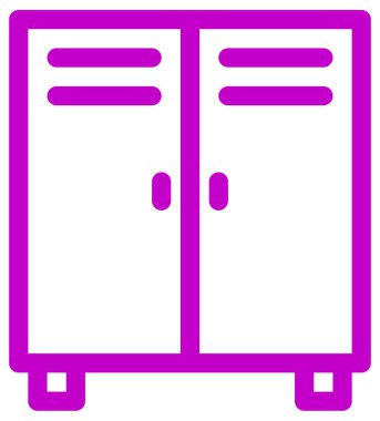 Pembe kitap ikonu. Vektör çizim biçimi düz ikonik semboldür 